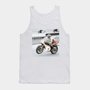 Barry Sheene, Moto GP Legend Motorbike Racer Champion Tank Top